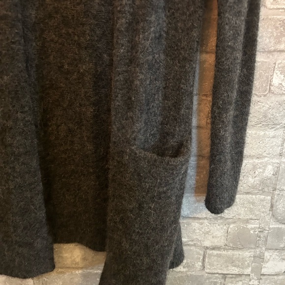 Long Grey Aritzia Wilfred Cardigan - Picture 3 of 3